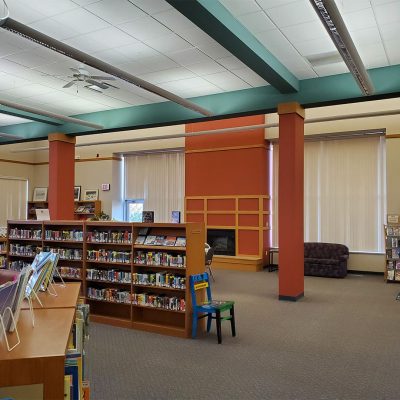 Denver public library paint job interior